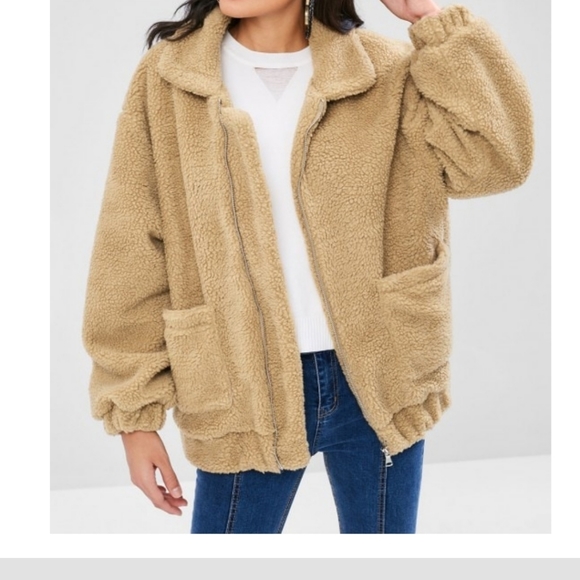 Zaful Jackets & Blazers - Zaful Teddy Bear 🧸 Coat